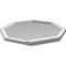 Ekena Millwork Octagonal Surface Mount PVC Gable Vent w/ 2"W x 2"P Brickmould Sill Frame, 34"W x 34"H GVPOC34X3403SN - alternate 2